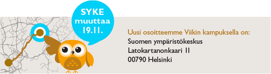 SYKE muuttaa 556